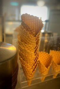 homemade waffle cones